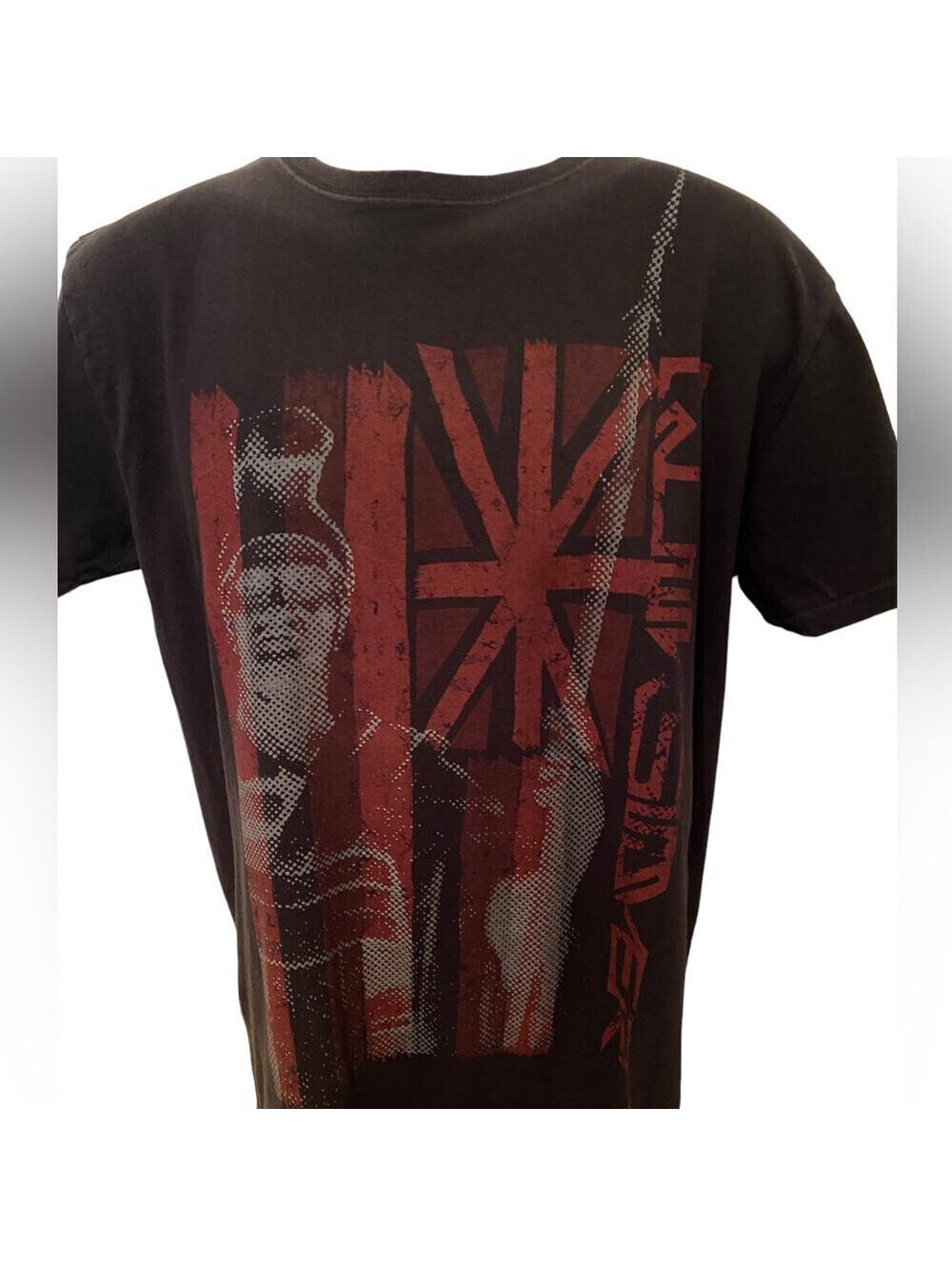 QUIKSILVER Hawaiian Warrior Hawaii Flag Tee Shirt Men M Medium